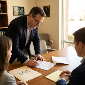 Florida real estate attorney reviewing property documents