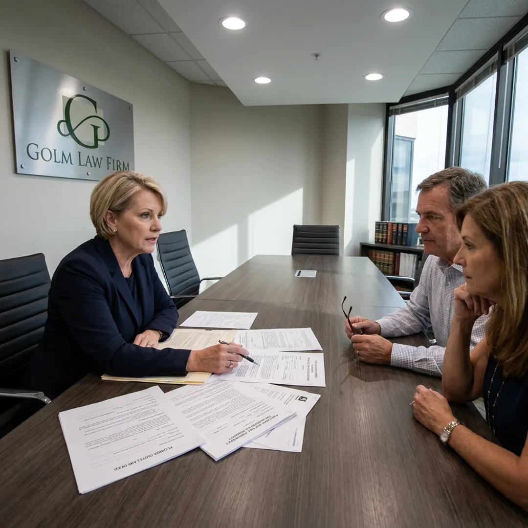 Attorney reviewing Florida real estate documents