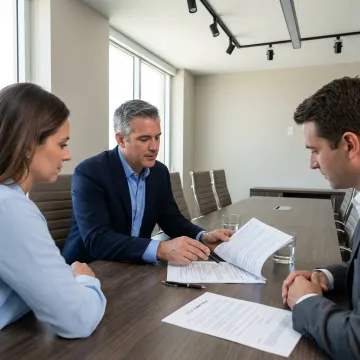 Florida real estate attorney reviewing property contract documents