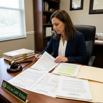 Florida real estate fraud attorney reviewing property documents