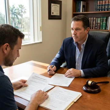 Florida escrow dispute attorney advising a client
