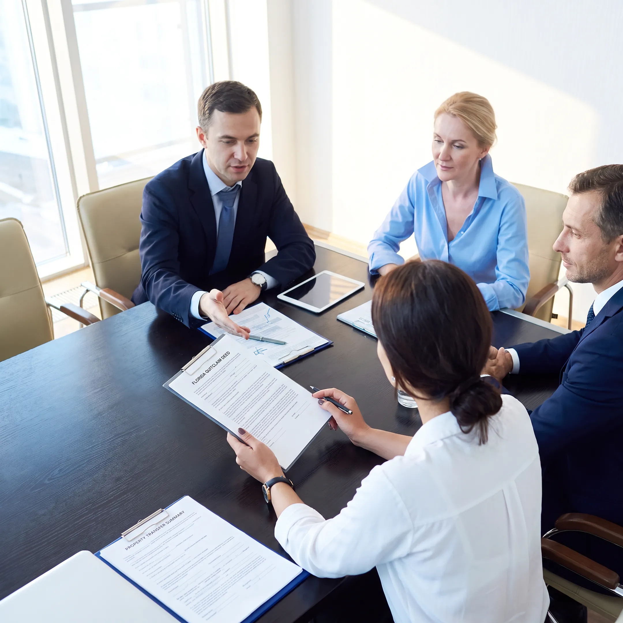 Florida real estate attorney explaining a quitclaim deed