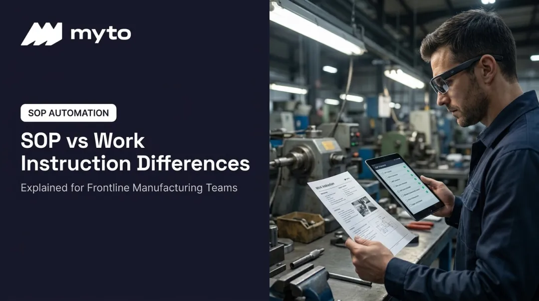 SOP vs Work Instruction Differences