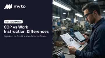 SOP vs Work Instruction Differences