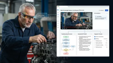 Myto AI platform capturing technician expertise through smart glasses and structured knowledge outputs