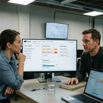 AI workflow dashboard for factory operations