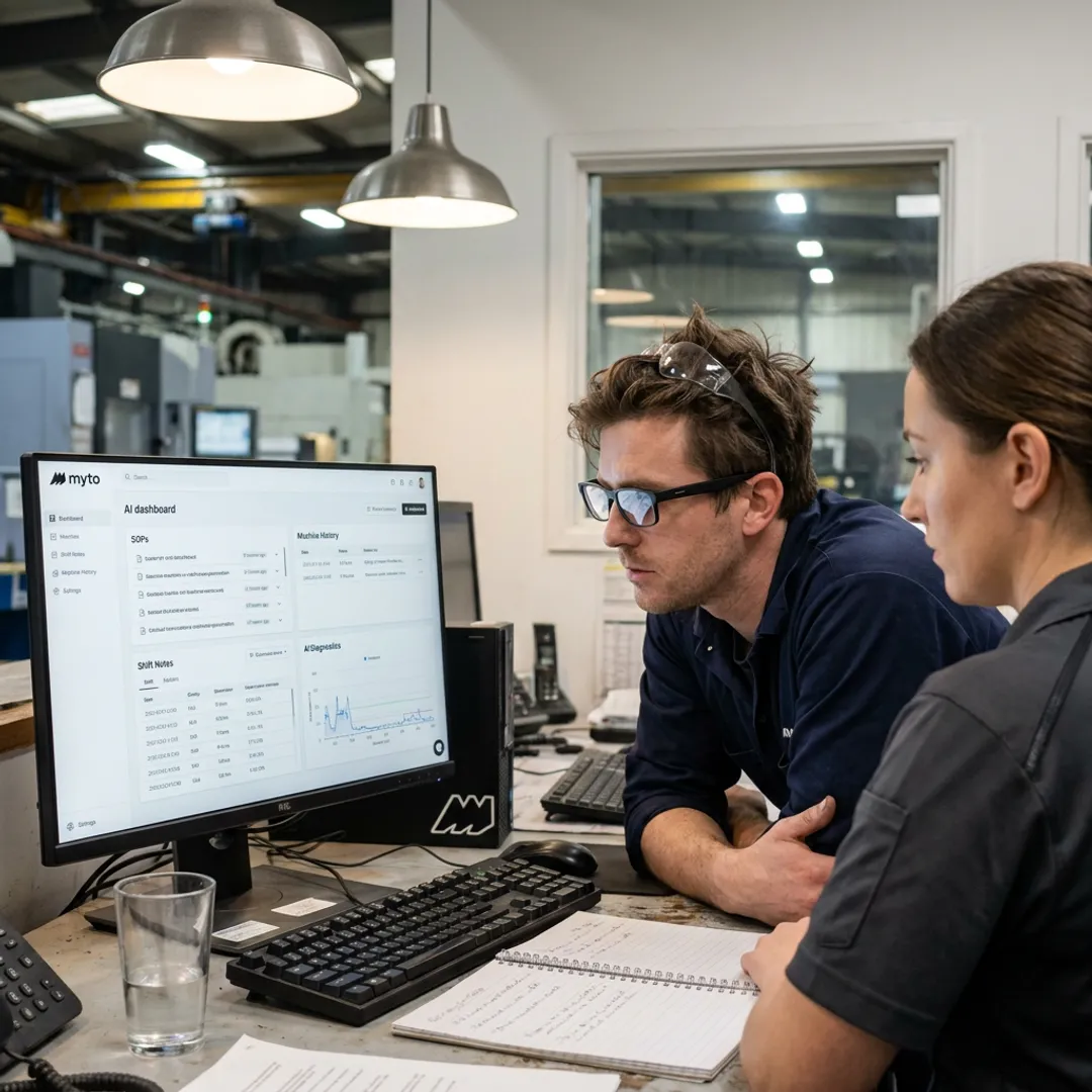 AI manufacturing knowledge platform dashboard