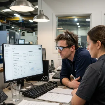 AI manufacturing knowledge platform dashboard