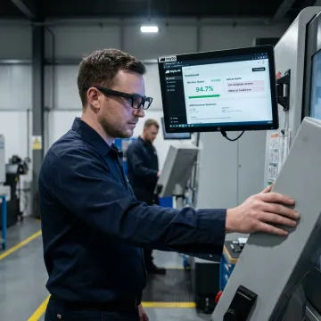 AI automation dashboard supporting factory operators