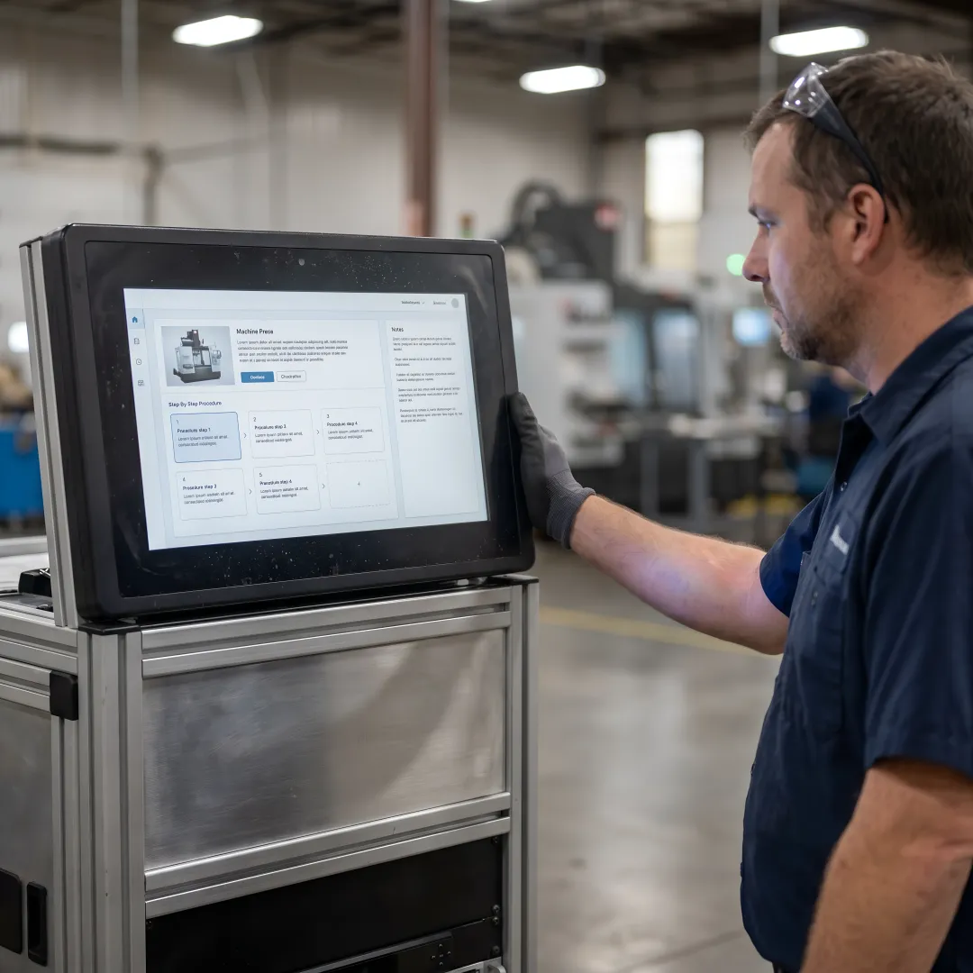 Digital manufacturing instructions generated from operator workflow