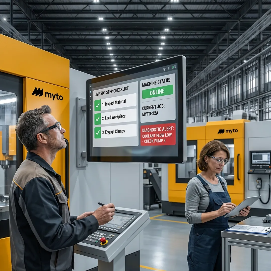 AI-powered manufacturing factory floor