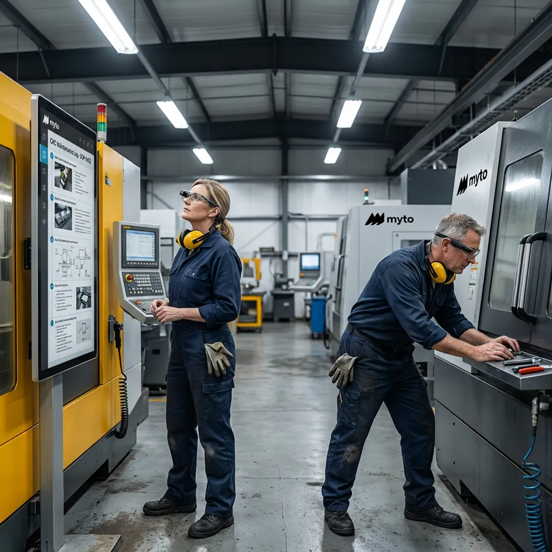 AI-powered manufacturing operations software in use