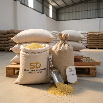 Bulk millet grains for wild bird seed mixes