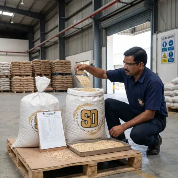 Bulk jowar grains for food processing supply