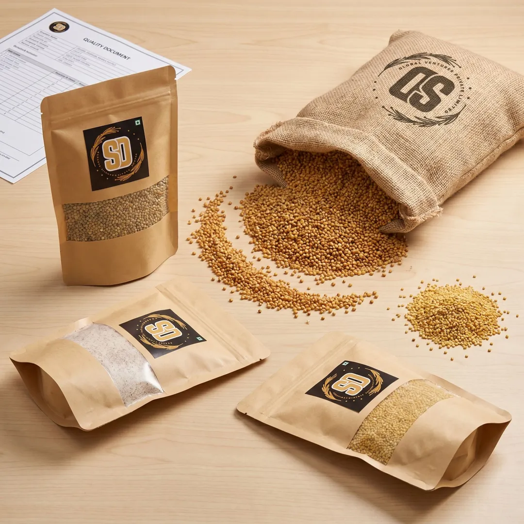 Private label millet packaging and grain supply