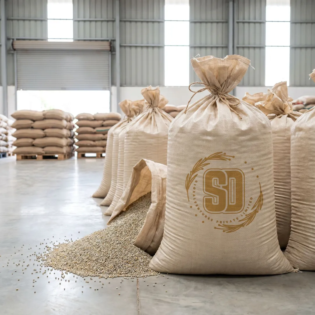 Bulk pearl millet grains ready for supply