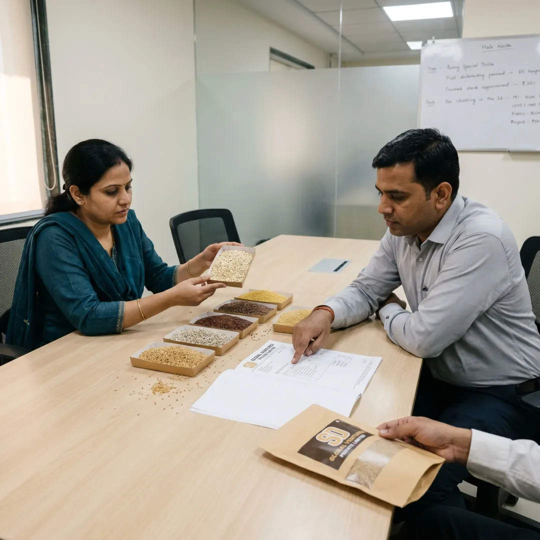 Millet supply planning for corporate cafeteria procurement