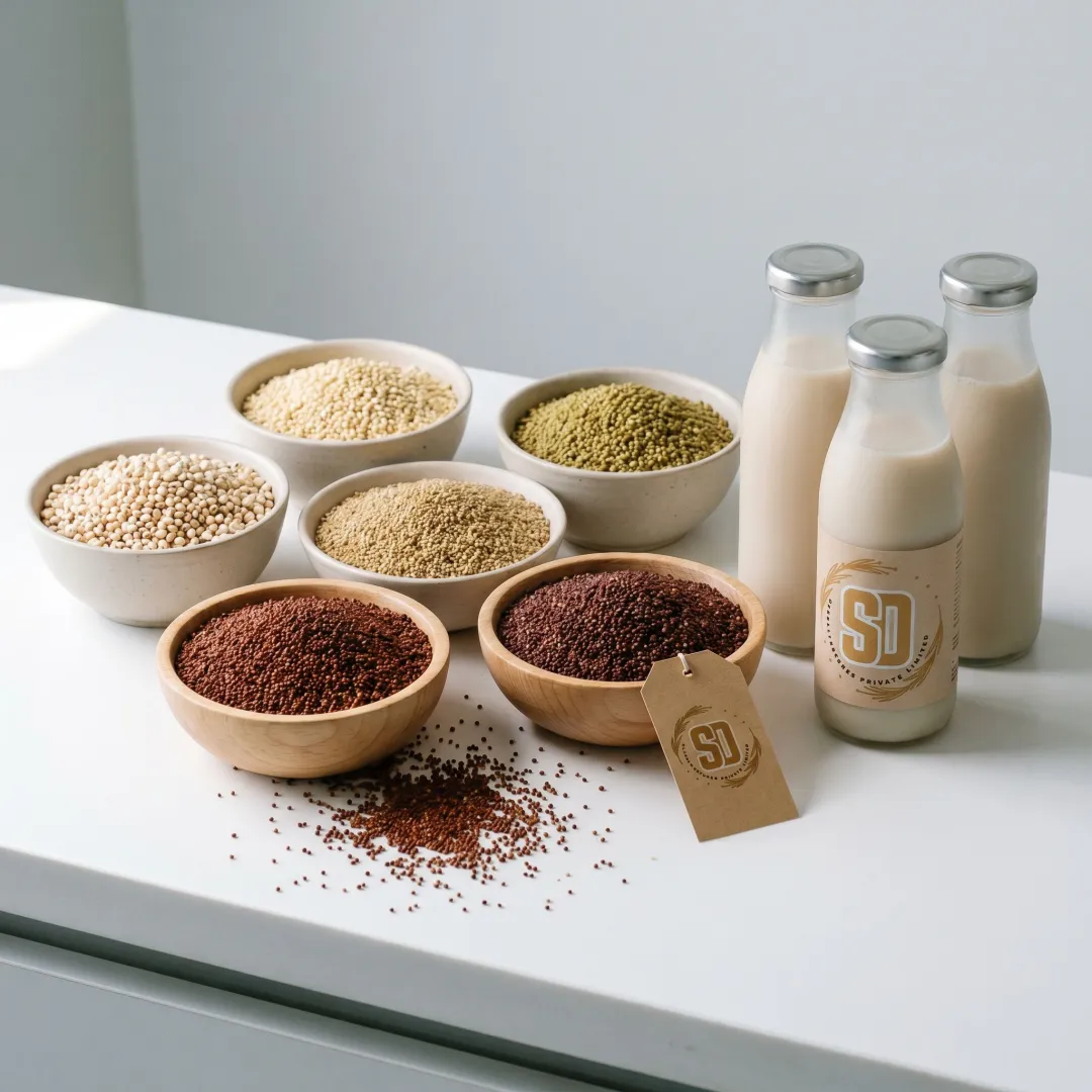 Premium millets for plant-based milk production
