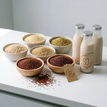 Premium millets for plant-based milk production