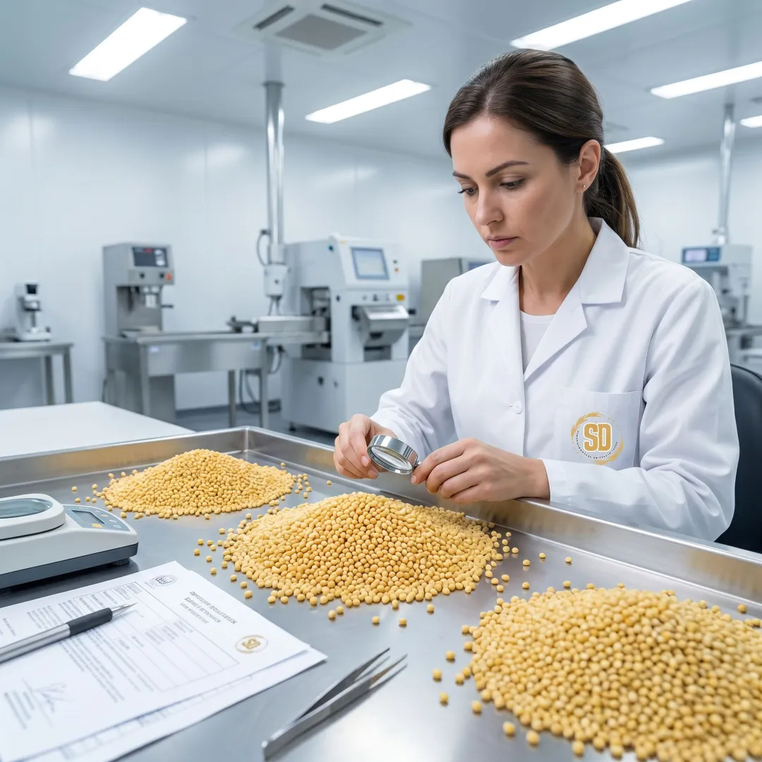 Foxtail millet quality inspection for food manufacturing