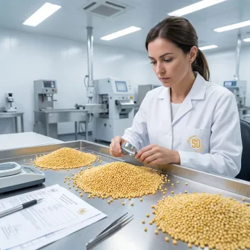 Foxtail millet quality inspection for food manufacturing