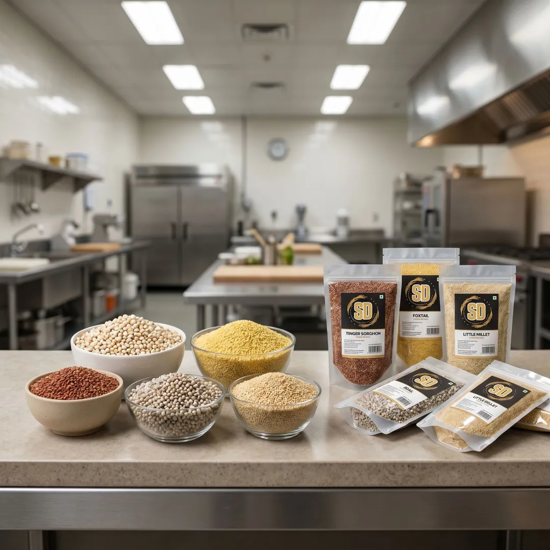 Premium millet grains for snack manufacturing