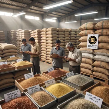 Assorted wholesale millets in bulk sacks