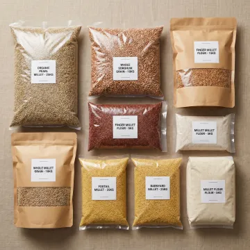 Premium gluten-free millet grains for food brands