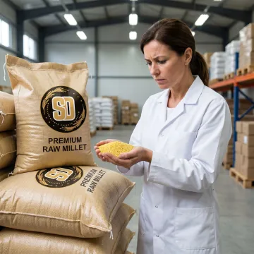 Millet quality inspection for pet food ingredients