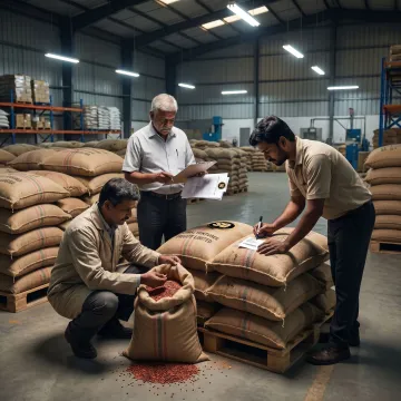 Jowar supply inspection and dispatch process