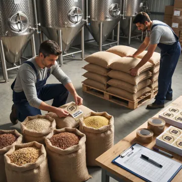 Bulk millet grains ready for contract supply