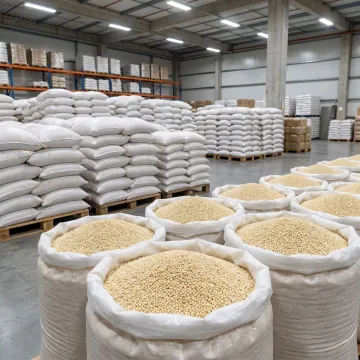 Bulk white millet grains for birdseed supply