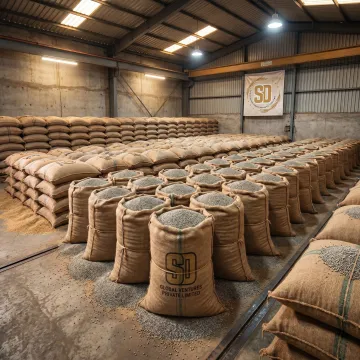 Bulk pearl millet grains for livestock feed