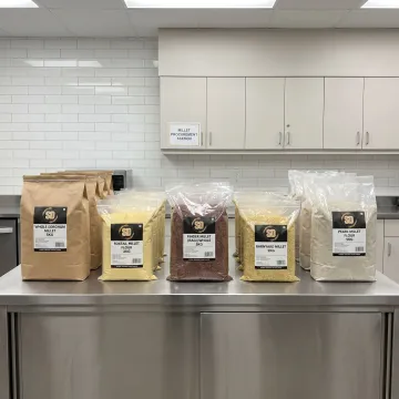Premium millets prepared for office cafeteria supply