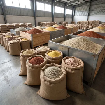 Bulk millets prepared for catering supply