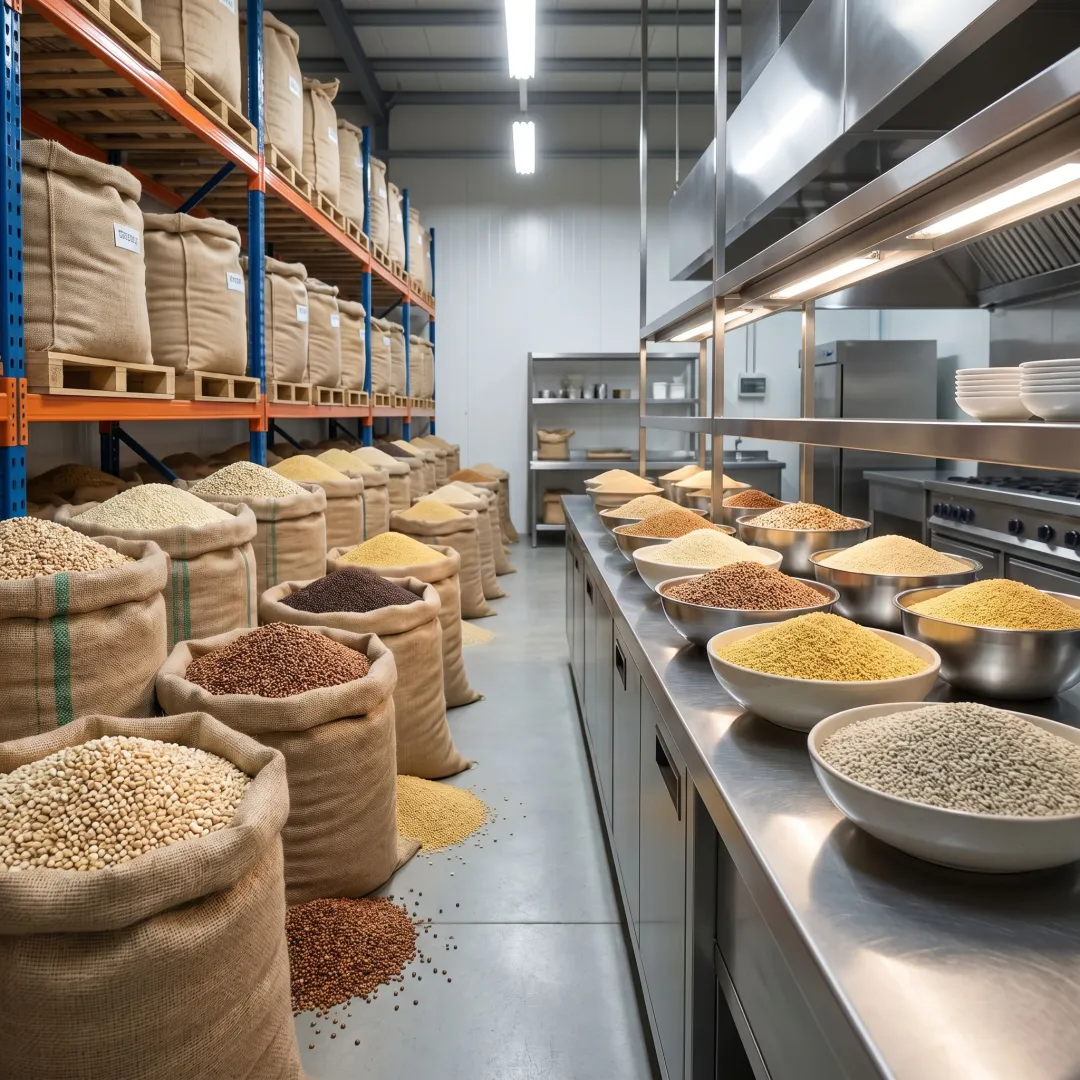 Bulk millet supply for hotel kitchens