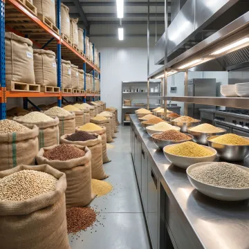 Bulk millet supply for hotel kitchens