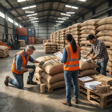 Millet supply process for manufacturers