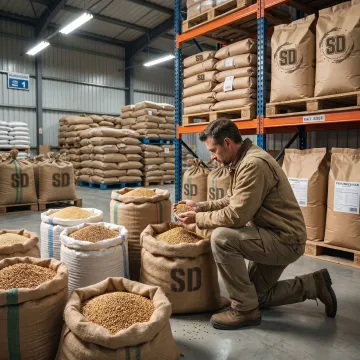 Bulk millet supply for dog food manufacturing