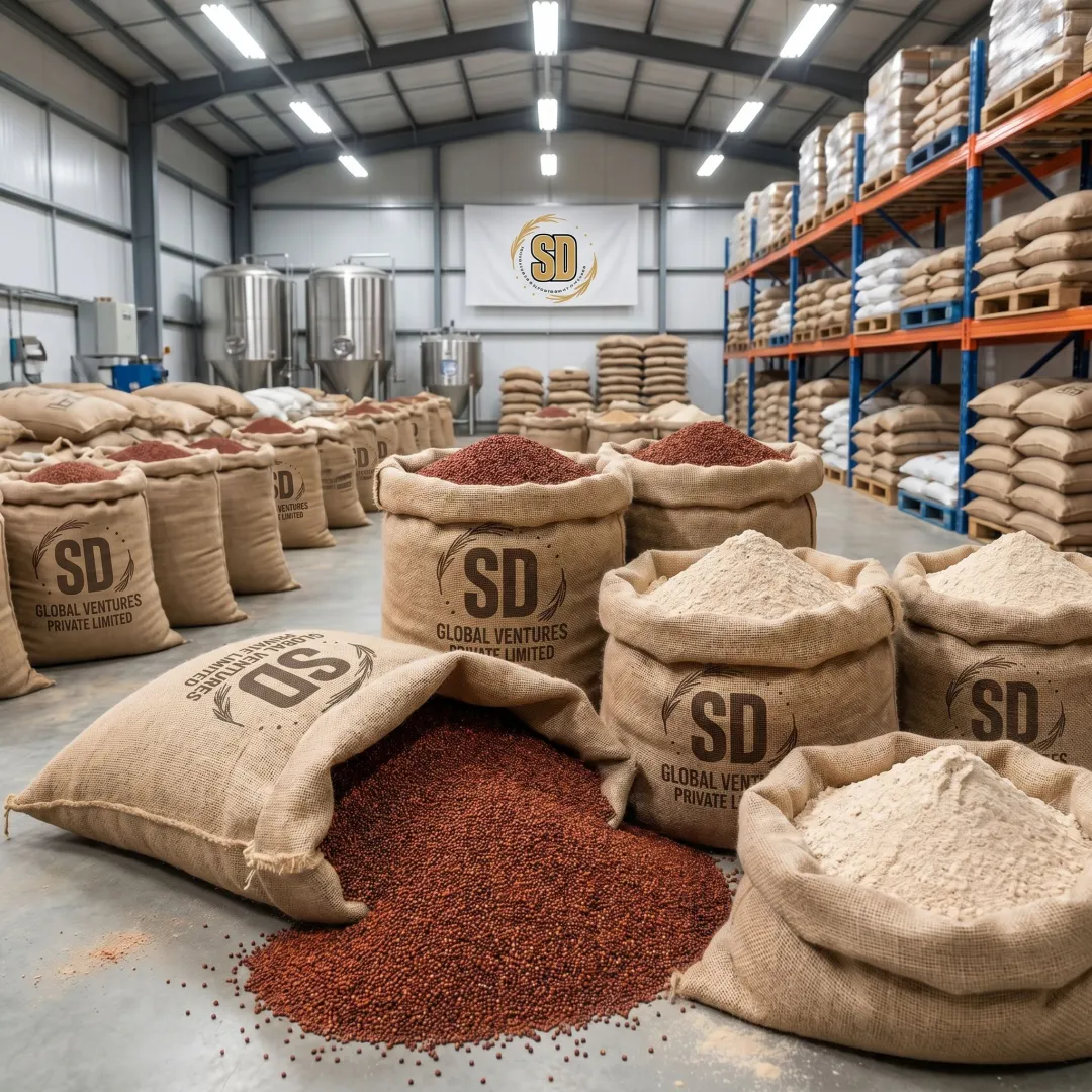 Bulk ragi grains for pet food manufacturing