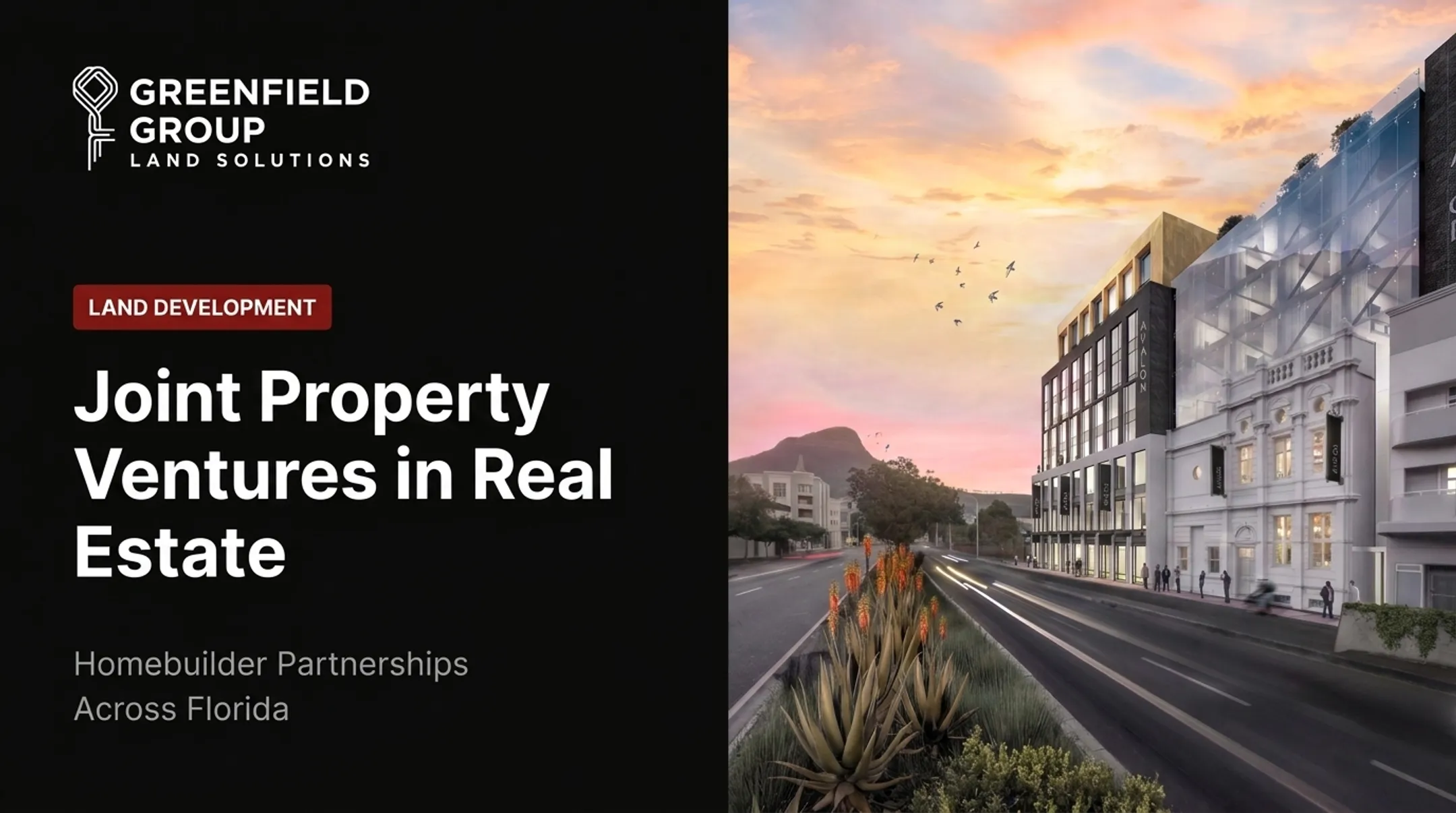 Joint Property Ventures in Real Estate
