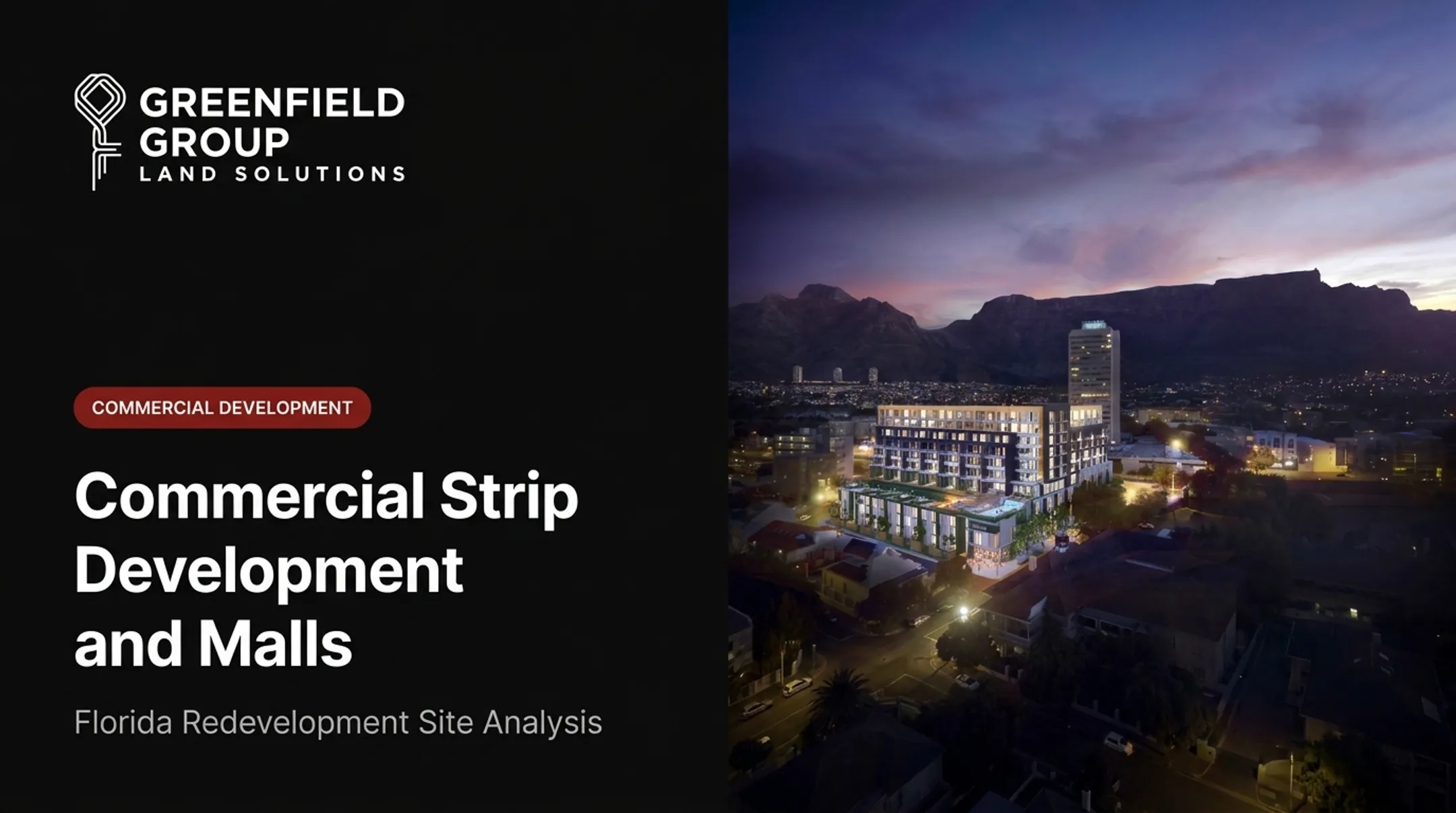 Commercial Strip Development and Malls