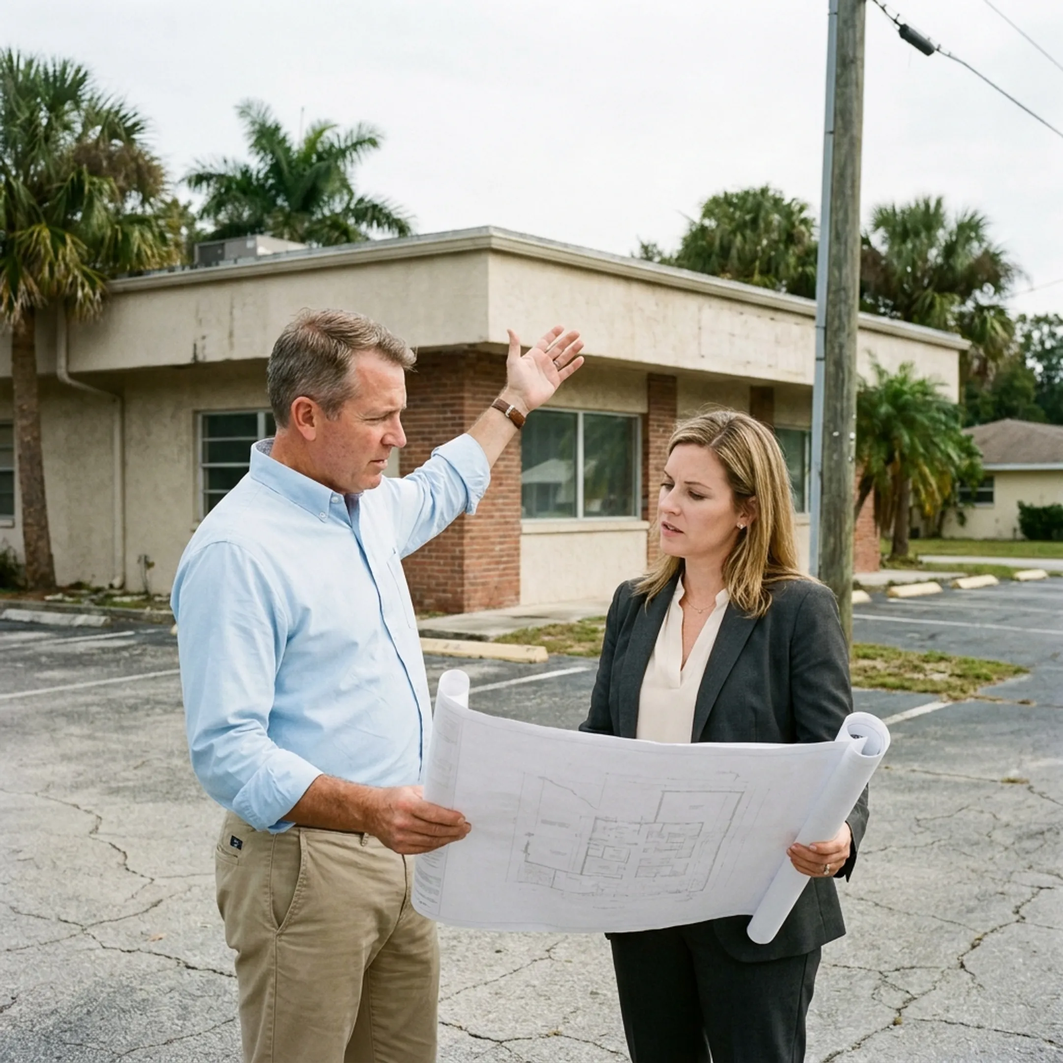 Commercial redevelopment property