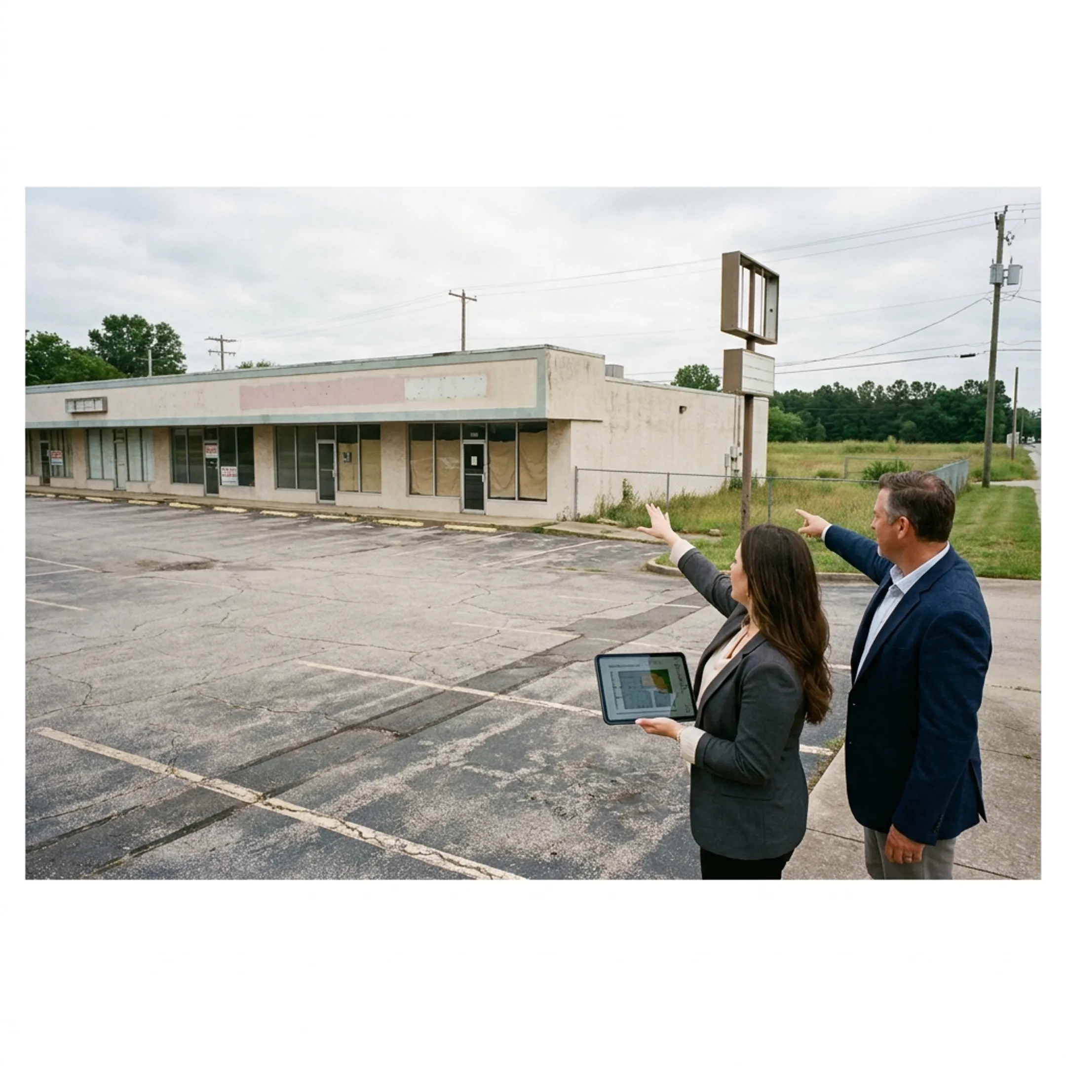 Retail redevelopment property