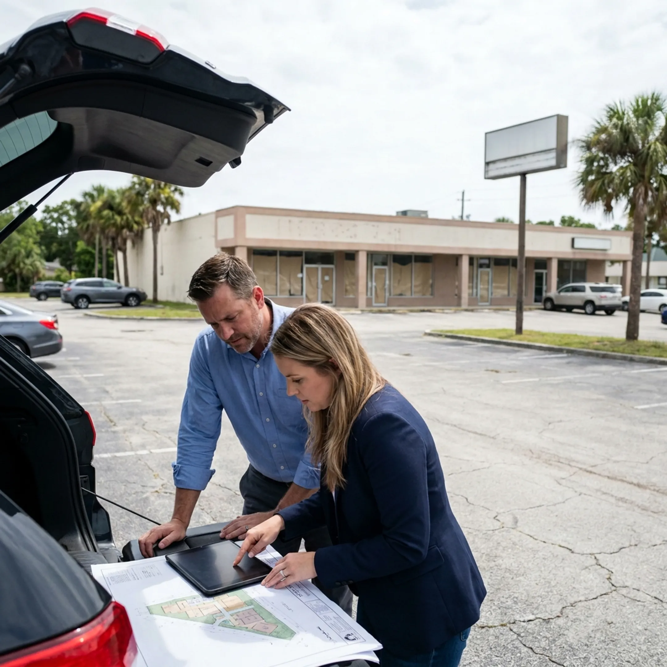 Retail property repositioning