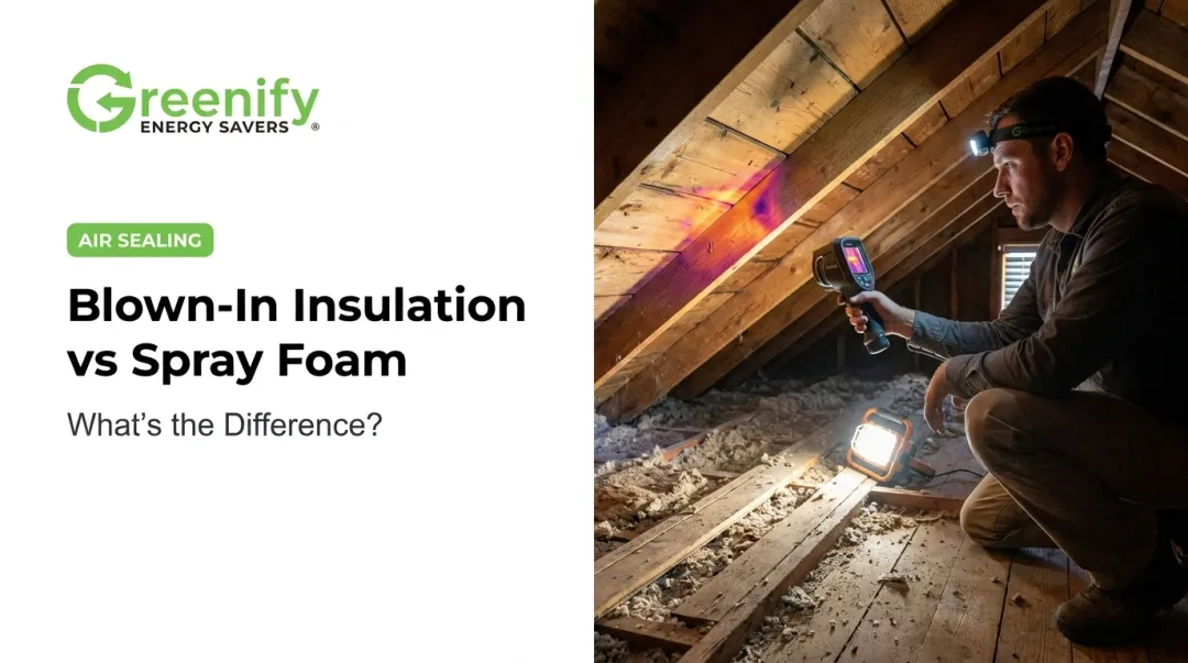 Blown-In Insulation vs Spray Foam: What's the Difference?