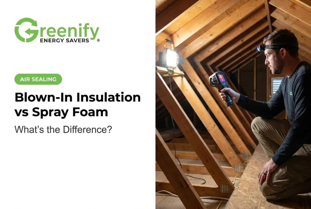 Blown-In Insulation vs Spray Foam: What's the Difference?