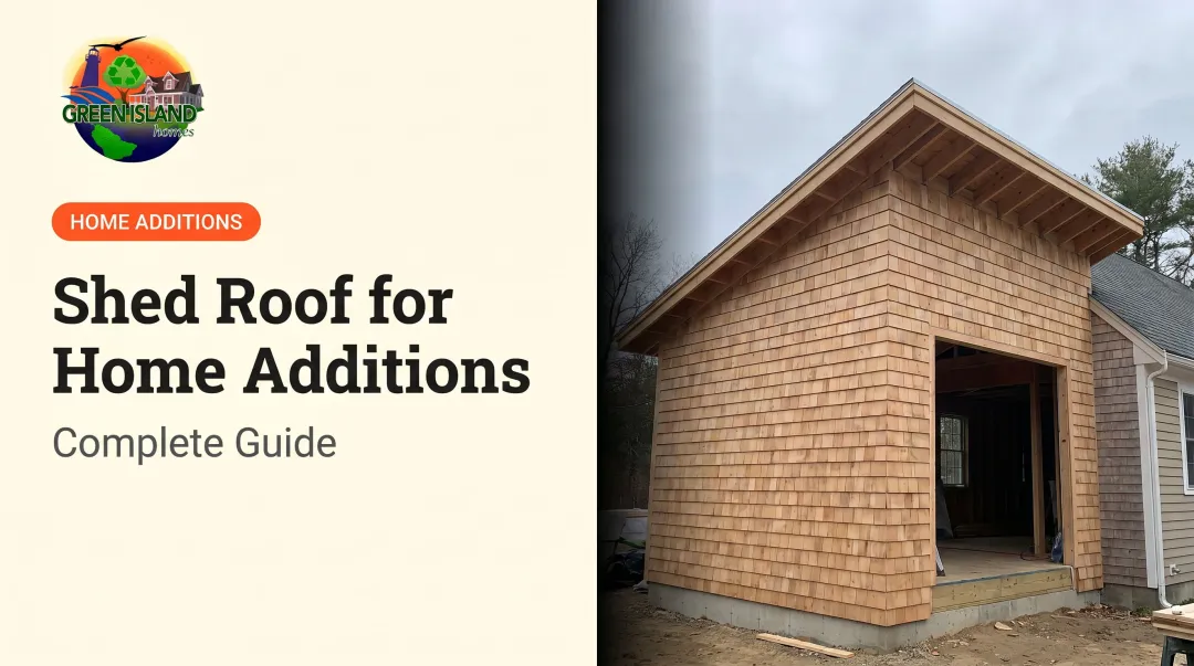 Shed Roof for Home Additions: Complete Guide