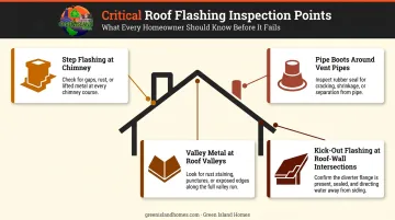Roof flashing inspection checklist four key areas to verify after installation