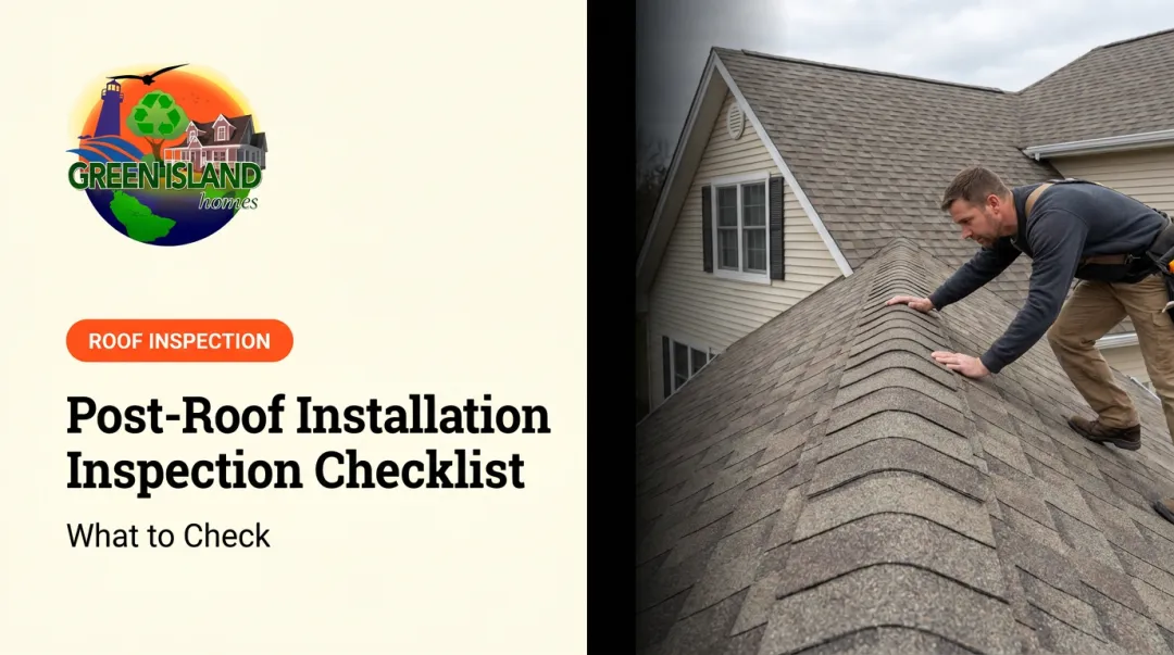 Post-Roof Installation Inspection Checklist: What to Check